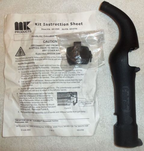 New MK Products Cobra Max Push Pull MIG Welding Torch Handle Kit 005-0700