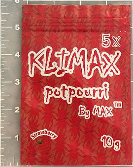 5X Klimax Potpourri By Max Strawberry 10 g *50* Empty Bags