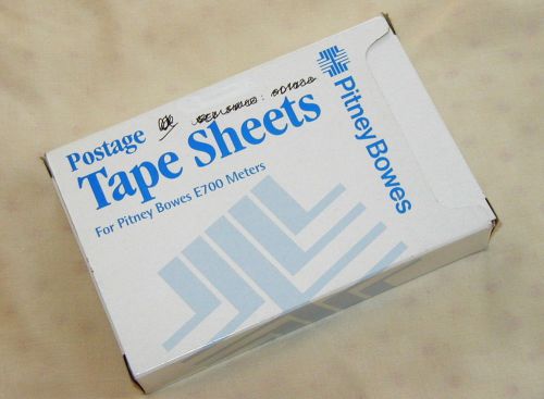 Pitney bowes meter postage tape sheets 140 double sheets dm100i dm200l e700 e707 for sale