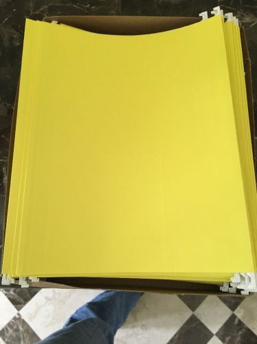 50-Out Of Box... Sparco Yellow Filing Folders