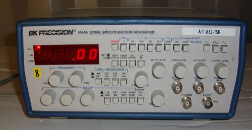 BK Precision 4040A 20 MHz Sweep Function Generator USED