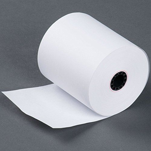 3&#034; 150 FT 1 Ply Bond Paper 50 Rolls Kitchen Printer Paper from