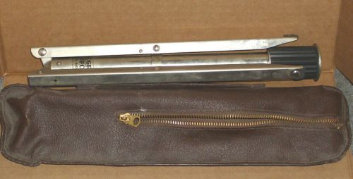 1960&#039;s STENOGRAPH TRIPOD WITH STORAGE BAG BY STENOGRAPHIC MACHINES, CHICAGO LOOK