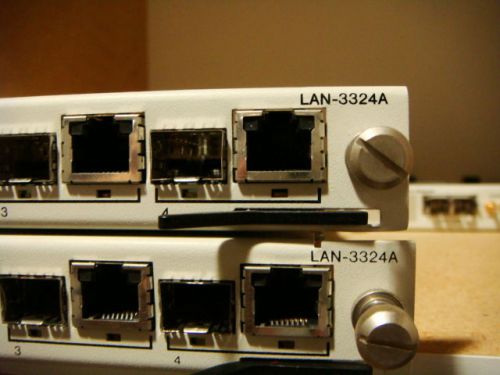 Spirent SmartBits LAN-3324A 4-pt Dual Media SmartMetric Tested lan-3324a