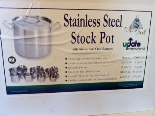 8 Quart Stainless Stock Pots