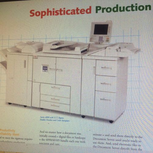 Savin ricoh 40105 digital imaging system hi-speed hi-volume printer scanner copy for sale