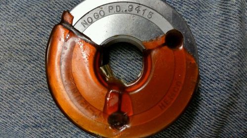 1&#034; 12 UNF 3A THREAD RING GAGE NO GO ONLY 1.000 P.D. IS .9415 MACHINE SHOP TOOLS