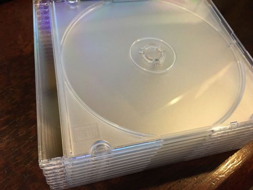 Memorex Slim CD Clear Jewel Cases (Pack of 10)