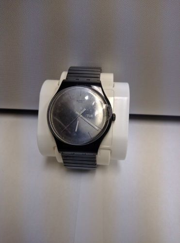 Black Swatch Swiss Watch