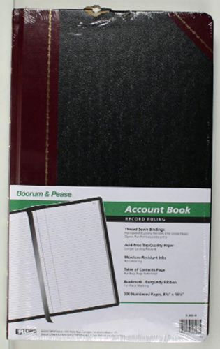 (3) Boorum - Pease Account Books 9-300-R 300 Page 8-5/8 by 14-1/8 New - Damaged