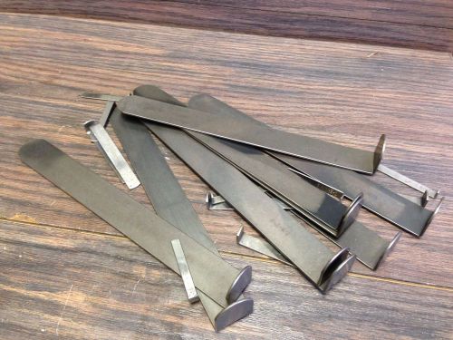 LOT OF ASSORTED DUMONT BROACHING SHIMS 3/8 - 7/8&#034;