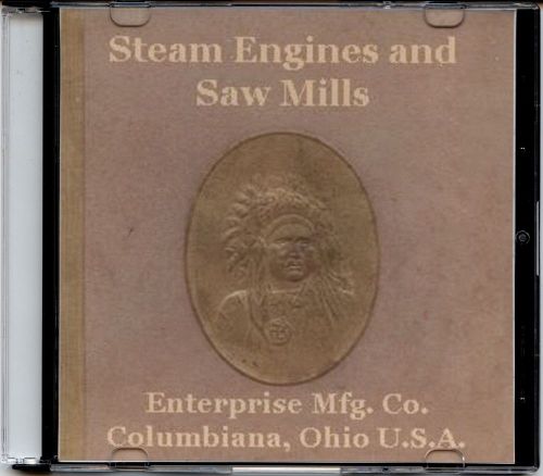 Enterprise steam engines and saw mills catalog on cd for sale