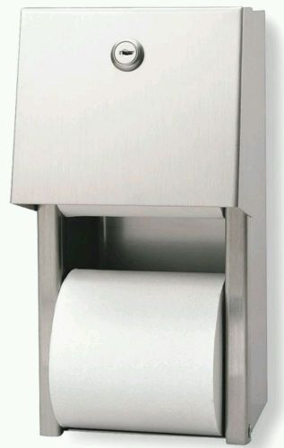 (QTY.4) GEORGIA-PACIFIC 57893 Stainless Steel Toilet Paper Disp.-Holds 2 rolls