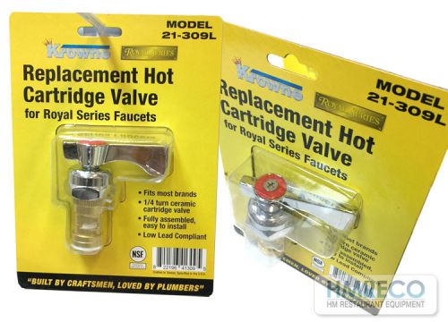 Krowne faucet hot valve assembly kit 21-309l- new for sale