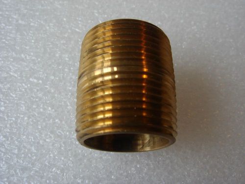 1 inch NTP Brass Pipe Nipples, Schedule 40, Qty 20  (New)