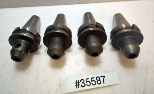 Lot of Four NIkken BT40 Tool Holders Lyndex, Others 1/2 Inch (Inv.35587)