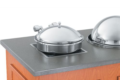 Vollrath 6qt solid top induction chafer w stainless steel trim &amp; pan - 46123 for sale