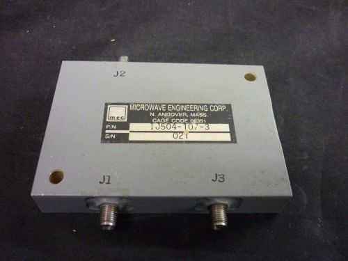 Microwave Engineering corp. Model IJ 504-107 Divider