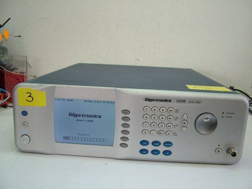 10MHz To 8GHz Signal Generator Gigatronics 2408M   as is    faulty