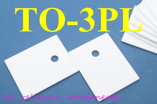 5x TO-3PL TO-264 22x28mm Ceramic Insulator Transistor Heatsink Thickness 1.0mm