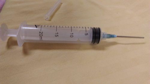 20 ml Luer Lock Syringe Industrial Blunt tip Fill Needle Glue Furniture repair
