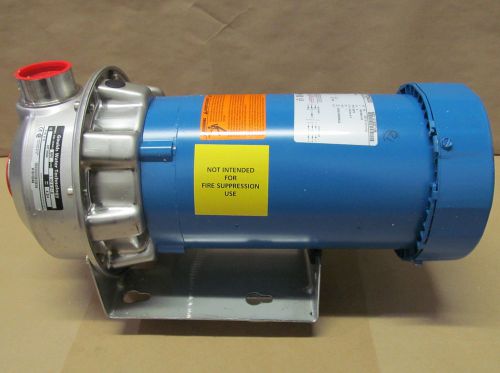 3hp goulds stainless centrifugal pump 3ph 208-230-460v 2&#034; npt in 1.5&#034; out 6nzp4 for sale