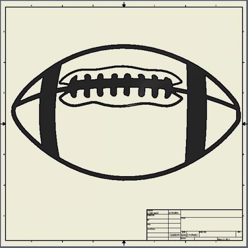 Dxf File ( foot_ball )