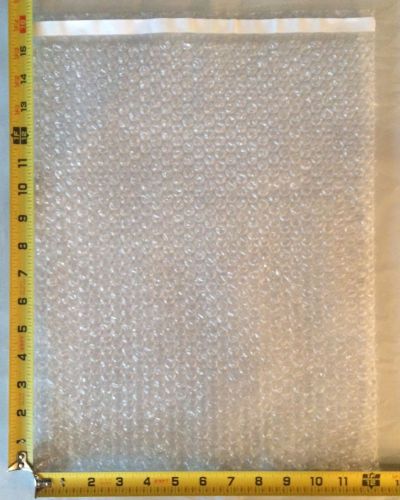 25 12x15.5 Clear Protective Self-Sealing Bubble Out Pouches / Bubble Bags