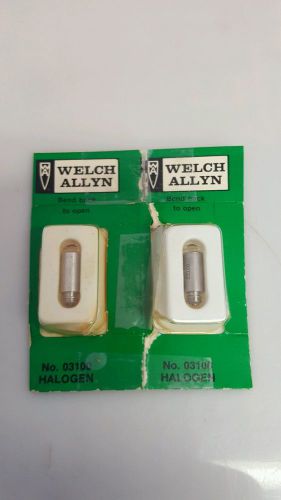 WELCH ALLYN 03100 3.5V HALOGEN REPLACEMENT BULB- GENUINE WELCH ALLYN--2-PACK!