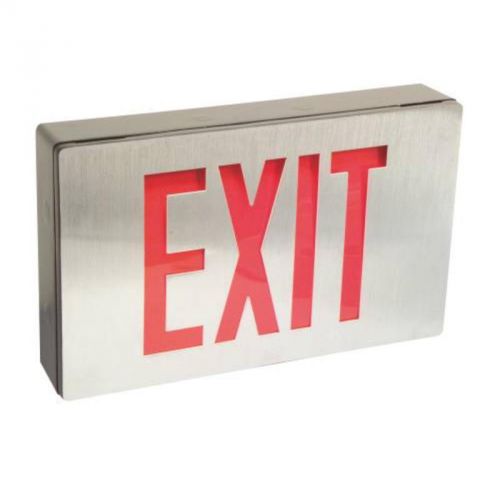 Die-Cast Led Exit Light With Battery Backup PREFERRED INDUSTRIES Security 673088