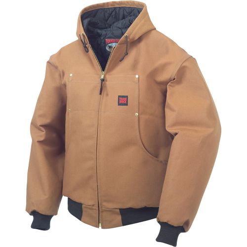 Tough Duck Hooded Bomber-L Brown #512316BRNL