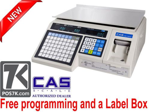 Cas lp-1000n label printing scale weigh scale lp1000n lp1000 deli, meat, market for sale