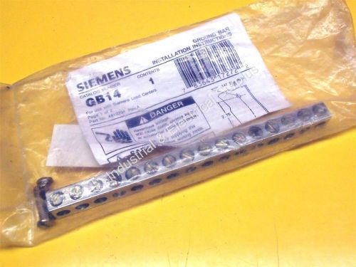 SIEMENS Cat No GB 14 Ground Bar for use with SIEMENS Load Centers New in Package