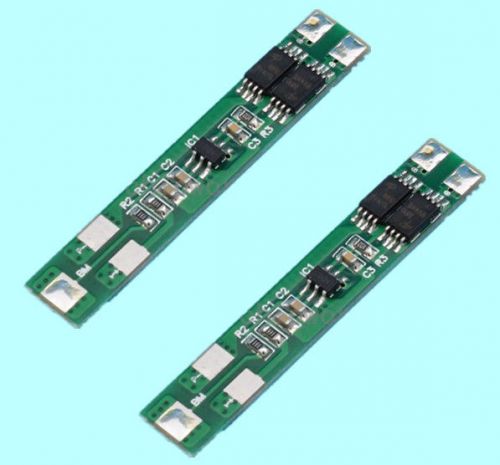 2PCS 7.2V 6A 2S Dual MOS Polymer Lithium Battery Protection Board for 18650