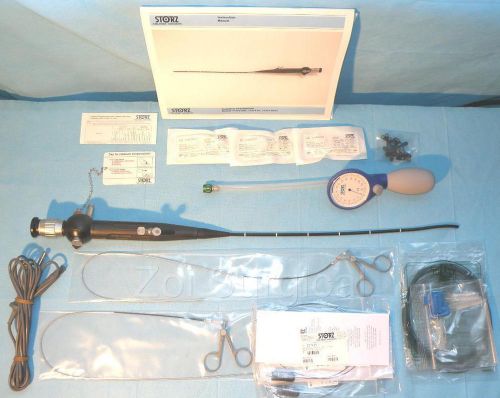 Storz 11272c1 flexible fiber optic cystoscope 15fr x 370mm with accessories, new for sale