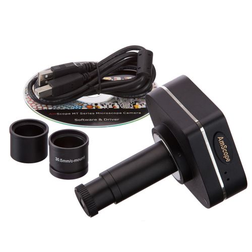 Amscope mt1400-ccd 1.3mp super cmos fluorescent microscope camera for sale