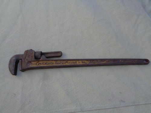 Ridgid 36&#034; pipe wrench steel for sale