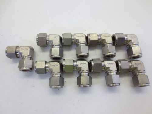 (9 pcs) swagelow  ss-810-9,  1/2&#034; elbow union fittings, new for sale
