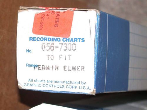 4x Rolls Graphic Controls Recording Charts Paper 056-7300 fit Perkin Elmer