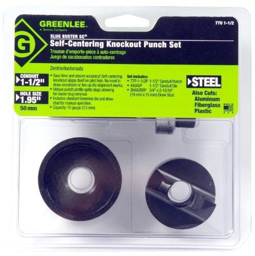 Greenlee 77u-1/2 slug-buster self centering knockout punch unit for 1/2-inch for sale