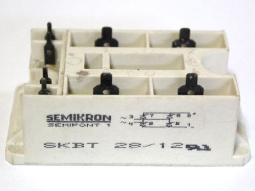 SEMIKRON SKBT2812 BRIDGE RECTIFIER 1PH 28A 1.2KV
