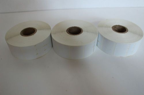 Compulabel thermal labels 1.2&#034;x.85&#034; adhesive 1500 lbs roll x36 rolls 530526 for sale