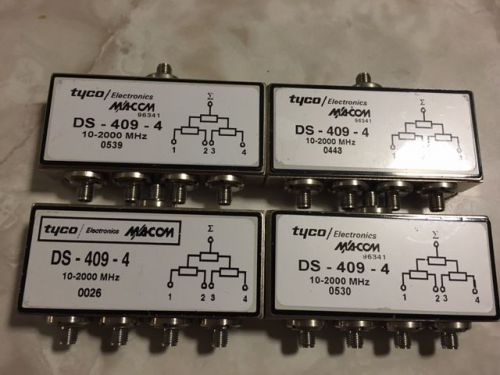 4 Tyco/Macom DS-409-4 Power splitter