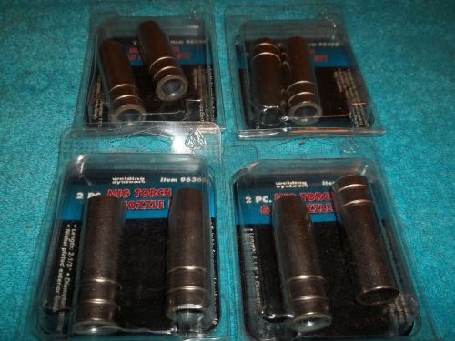 HARBOR FREIGHT  #96360 MIG TORCH NOZZLE KIT / X 4