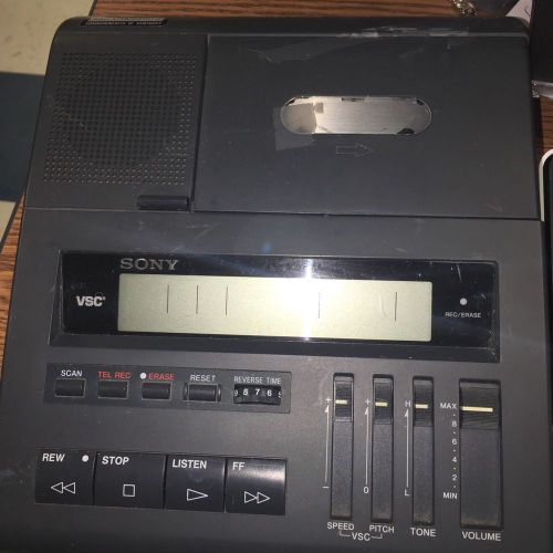 Sony BM-88  Dictator Transcriber Cassette deck For Parts/Untested