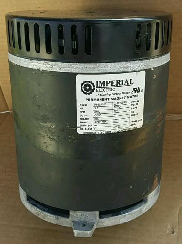 Imperial Electric Permanent Magnet Motor Model P66LR006, 3.6 hp 36 VDC