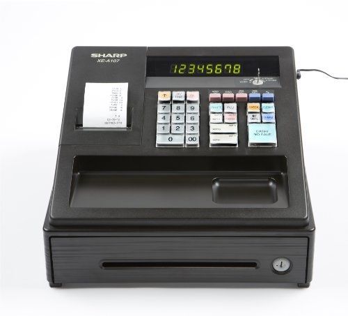 Sharp xea107 entry level cash register with led display for sale