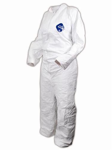 Dupont proshield 1 coverall w/collar, small wht qty. 25, p1133swhsm002500/ki4/rl for sale