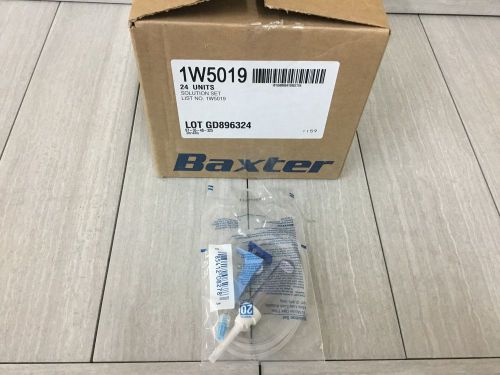 Baxter Infusion Pump 6201 &amp; 6301 IV Tubing Box Of 24 1W5019