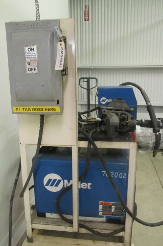 Miller 456p invision mig welder with s-64m wire feeder - used - am14843 for sale